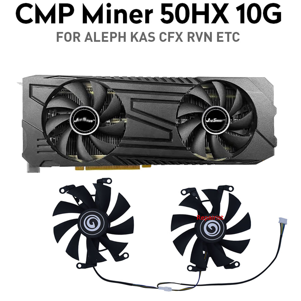 Cmp 50Hx Mining Card - Nvidiaグラフィックマイニングカードファン、ビデオカード冷却、jihuo cmp50hx 10g cmp 50hx 10gb、vga冷却、2個セット