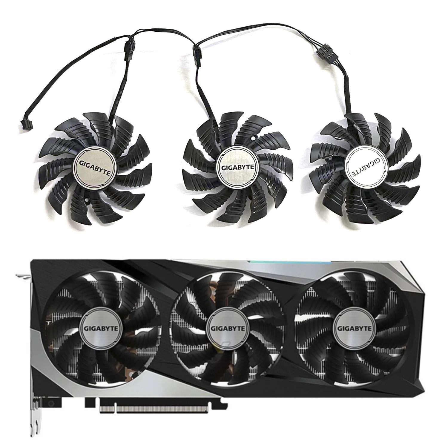 Rtx 3070 8Gb Graphics Card - 3 FANブランドの新品4PIN 85MM T129215BU RTX3070 GPUファン、GIGABYTE